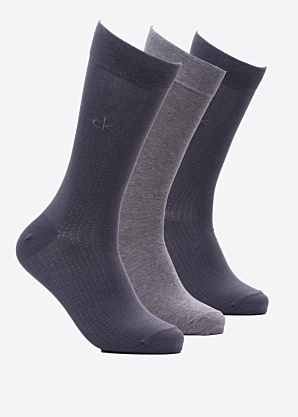Calvin Klein zeķes 3 pāri dāvanu kastītē