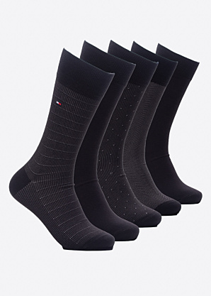 Tommy Hilfiger zeķes 5 pāri dāvanu kastītē