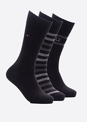 Tommy Hilfiger zeķes 3 pāri dāvanu kastītē