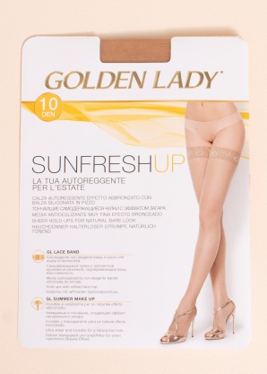 Golden Lady zeķes Sunfresh 10 den