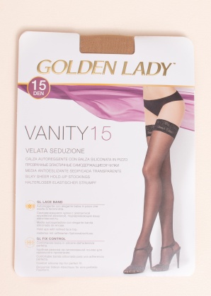 Golden Lady zeķes Vanity 15 den