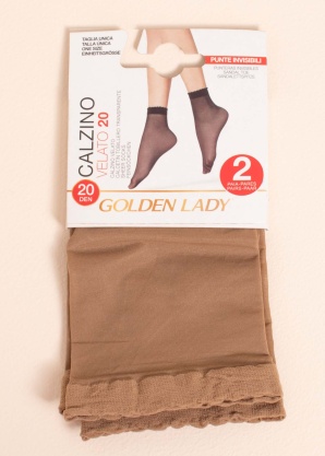 Golden Lady zeķes 2 pāri Velato 20 den