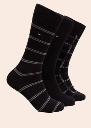 Tommy Hilfiger zeķes 3 pāri dāvanu kastītē