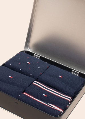 Tommy Hilfiger zeķes 4 pāri dāvanu kastītē