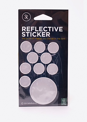 Helkurkleebiste Комплект Nature Rounds White Softreflector