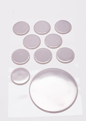 Helkurkleebiste Комплект Nature Rounds White Softreflector