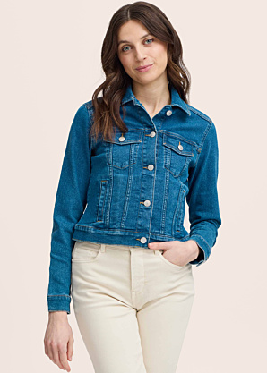 Fransa Īsā jaka Denima 1