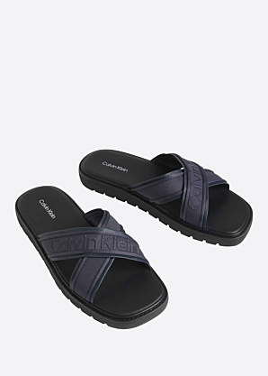 Calvin Klein sandales Sq Molded Xcross Wb