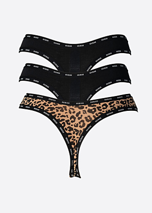 Стринги 3 пары в коробке Guess