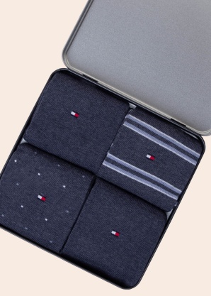 Tommy Hilfiger zeķes 4 pāri dāvanu kastītē