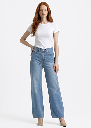 Levi's džinsa bikses Ribcage Wide Leg