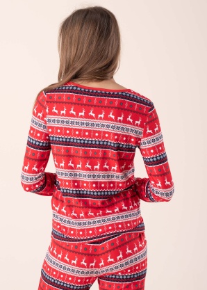 Vero Moda Krekls ar garām piedurknēm blūze Xmas