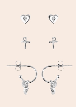 Pieces auskari Armany, 3 pāri