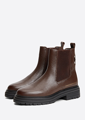 Tommy Hilfiger pavasara-rudens puszābaki Emboss Grain Chelsea