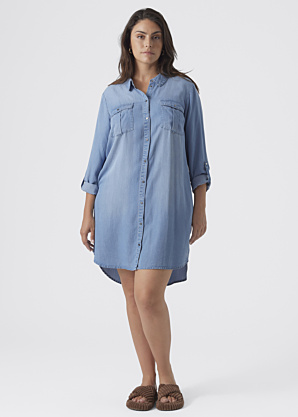 Джинсовое платье Sigga Vero Moda Curve