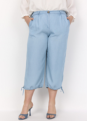 Wasabiconcept pusgarās bikses Flora